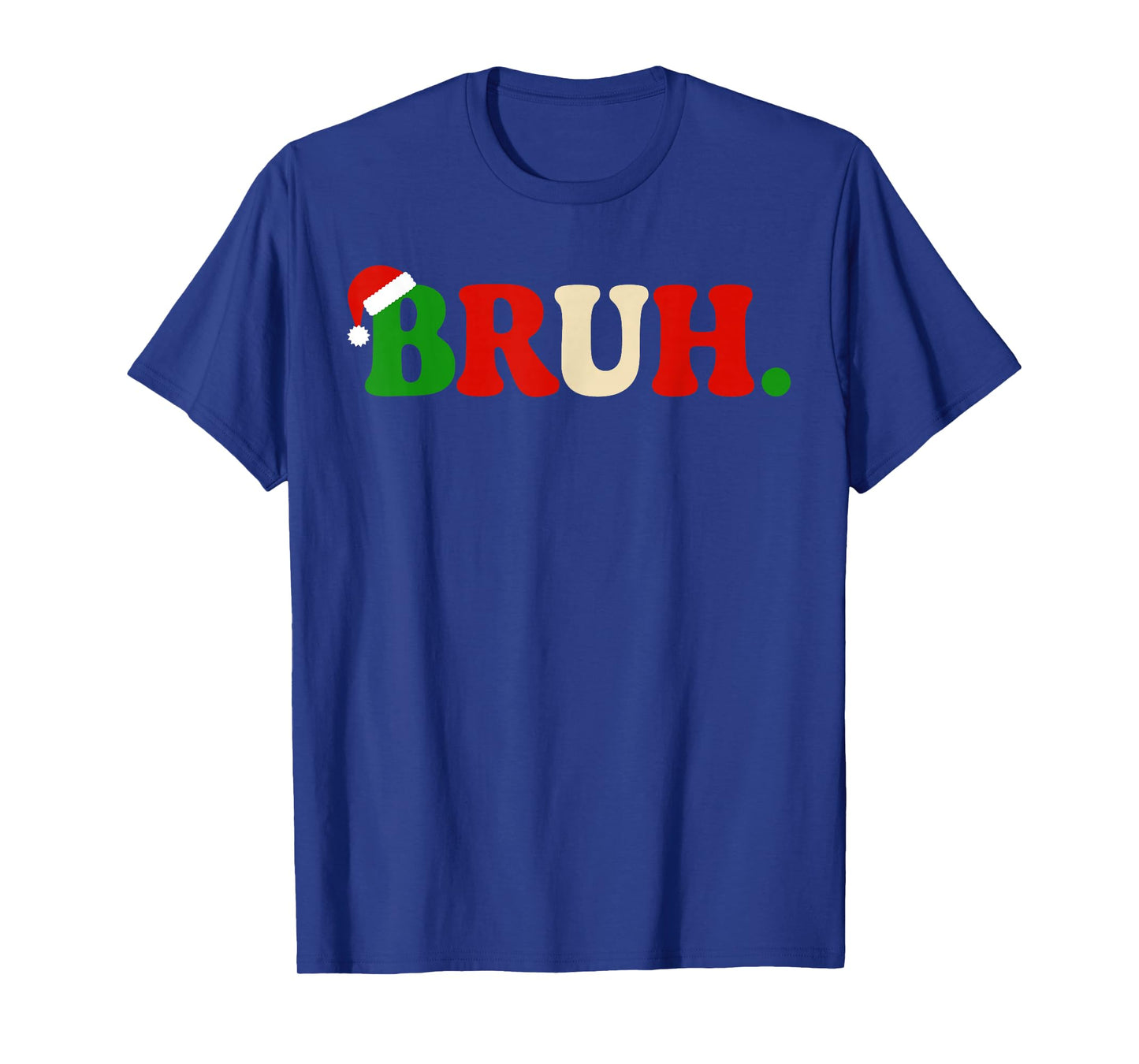 Bruh Christmas Shirt Kids Xmas Teens Boys Funny Christmas T-Shirt
