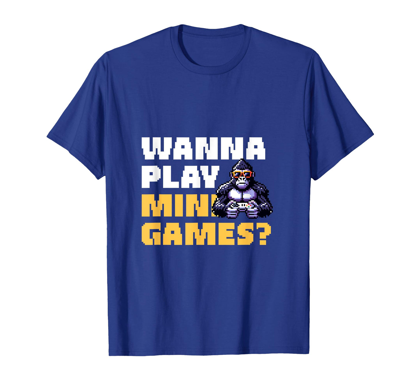 Wanna Play Mini Games? Retro Gorilla Gamer T-Shirt