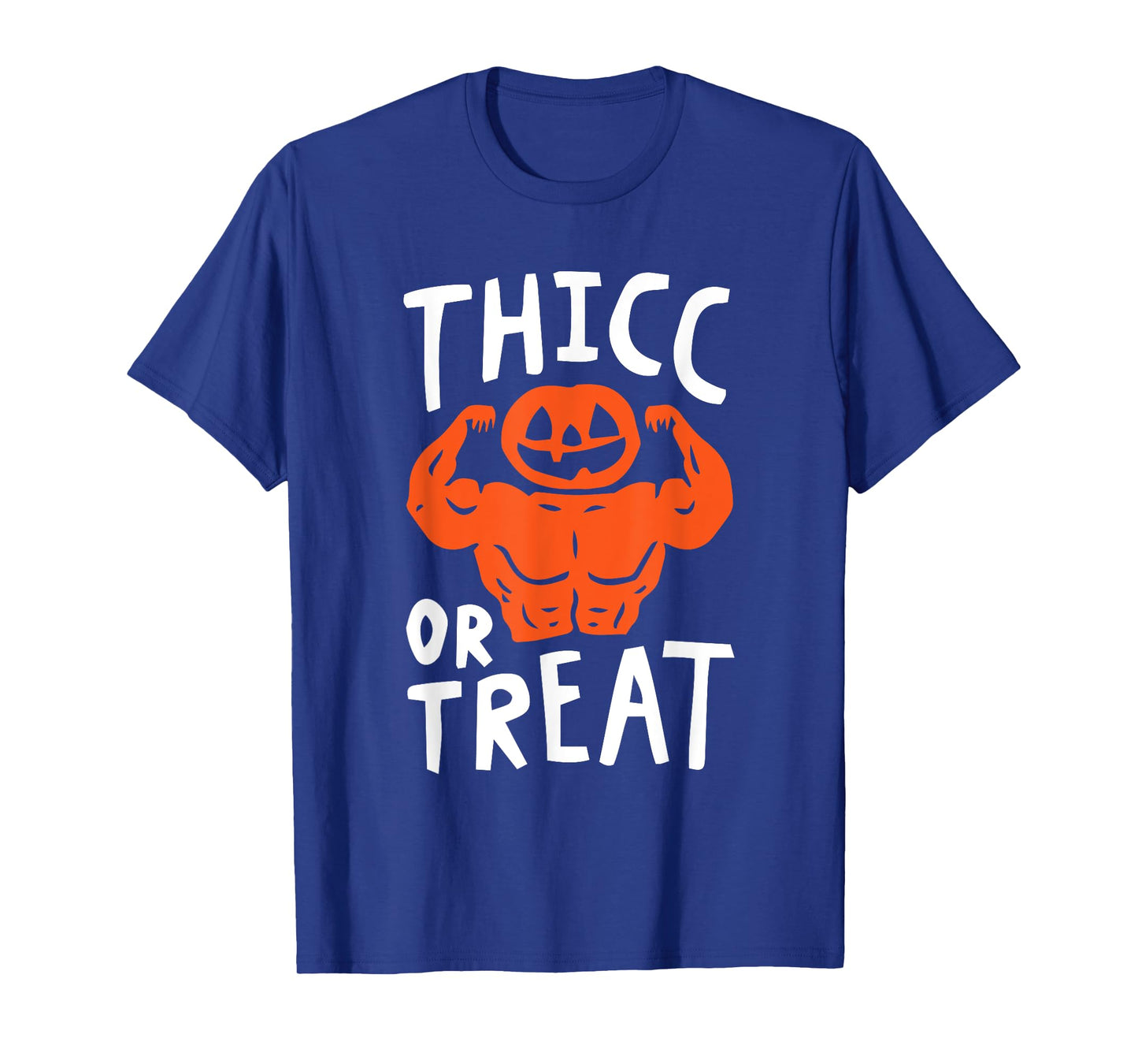Trick Or Treat Pun Lazy Halloween Costume Workout Gym Lover T-Shirt