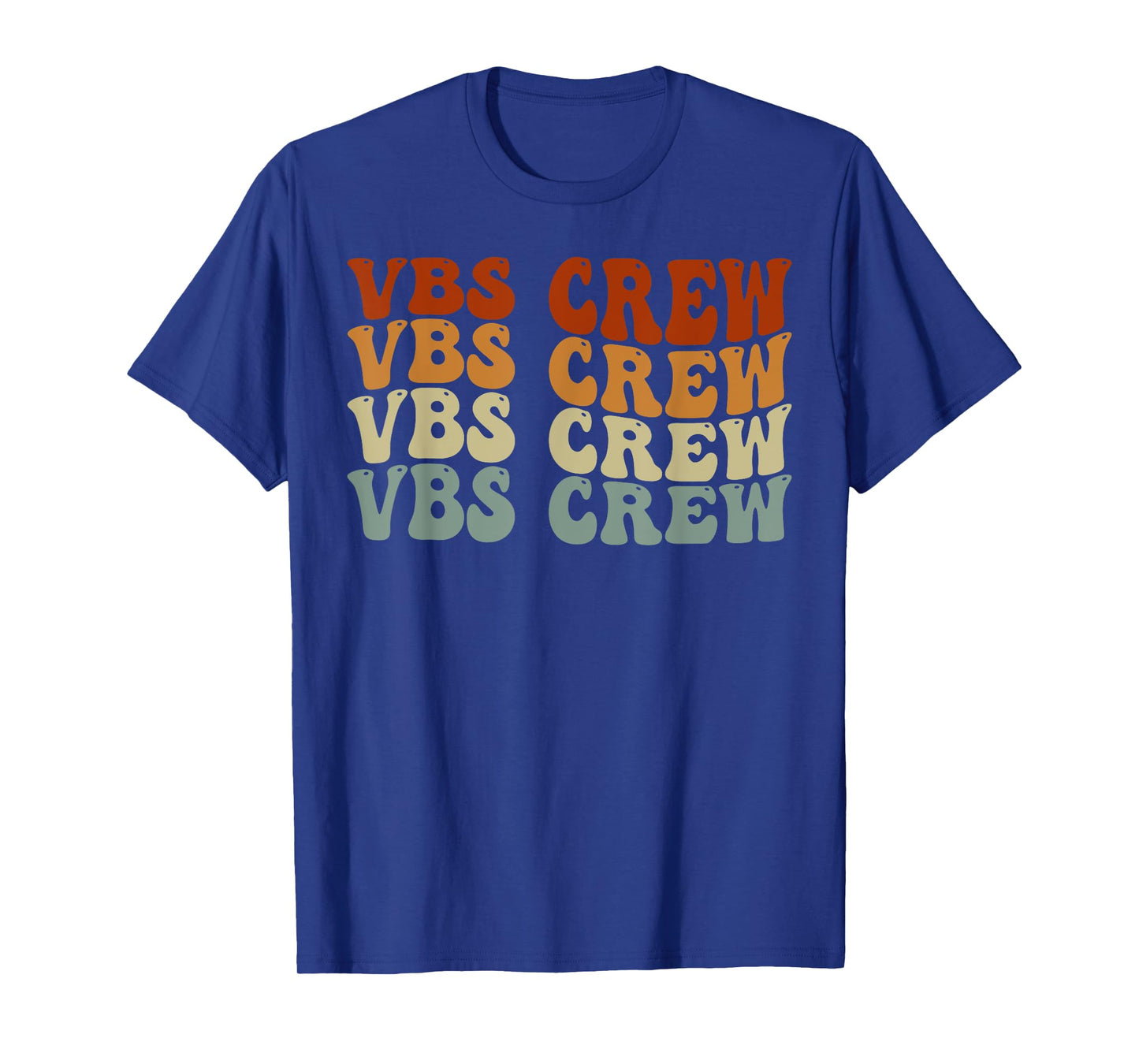 VBS Crew Vacation Bible VBS Teacher Vintage Christian School T-Shirt