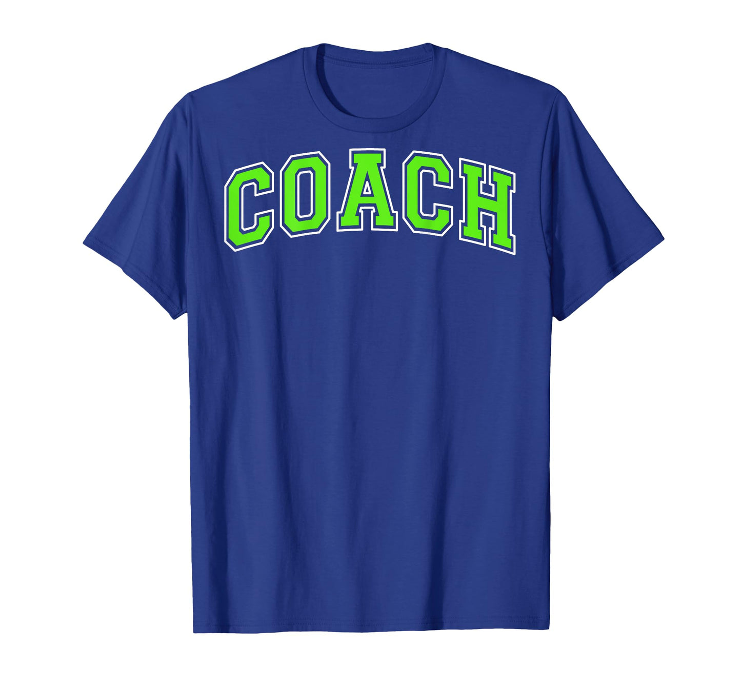 Coach Sports Trainer Vintage Lime Green White on the back T-Shirt