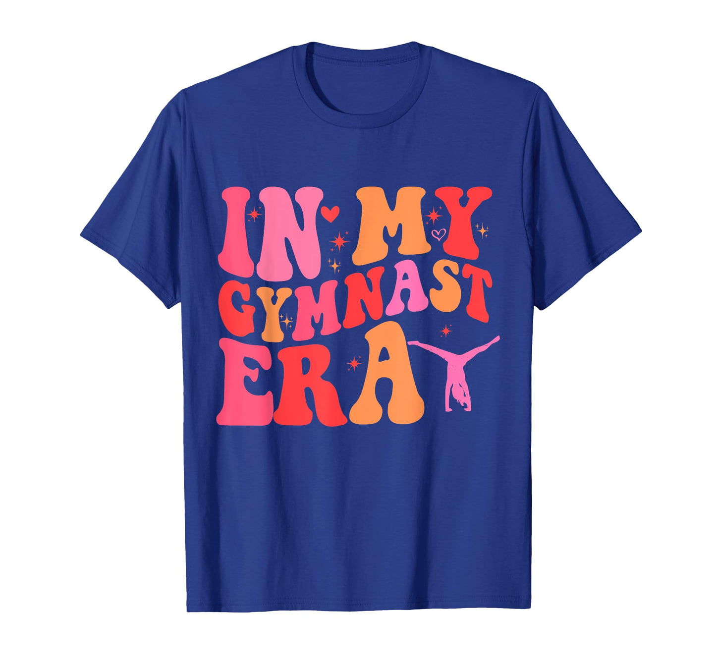 Funny Gymnastics Lover Quote In My Gymnast Era Mom Groovy T-Shirt