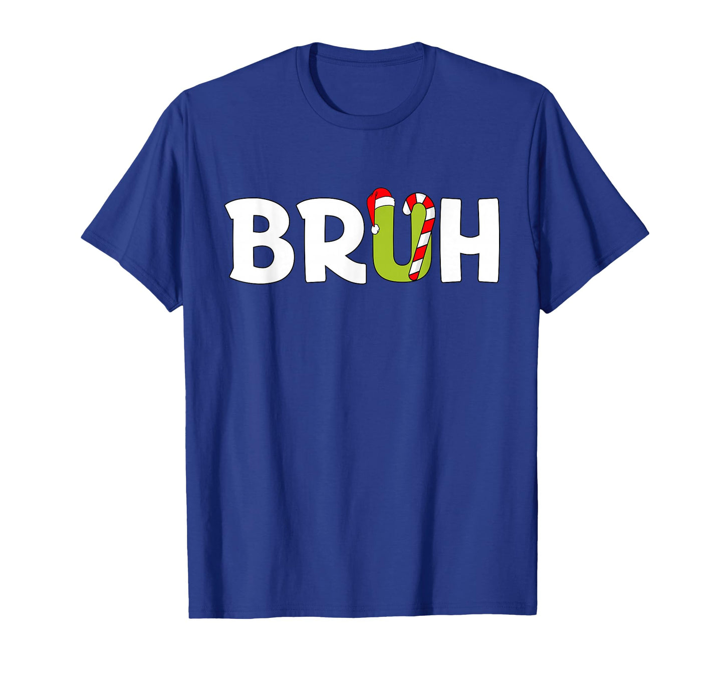 Bruh Christmas Kids Teens Boys Funny Christmas Humor Meme T-Shirt