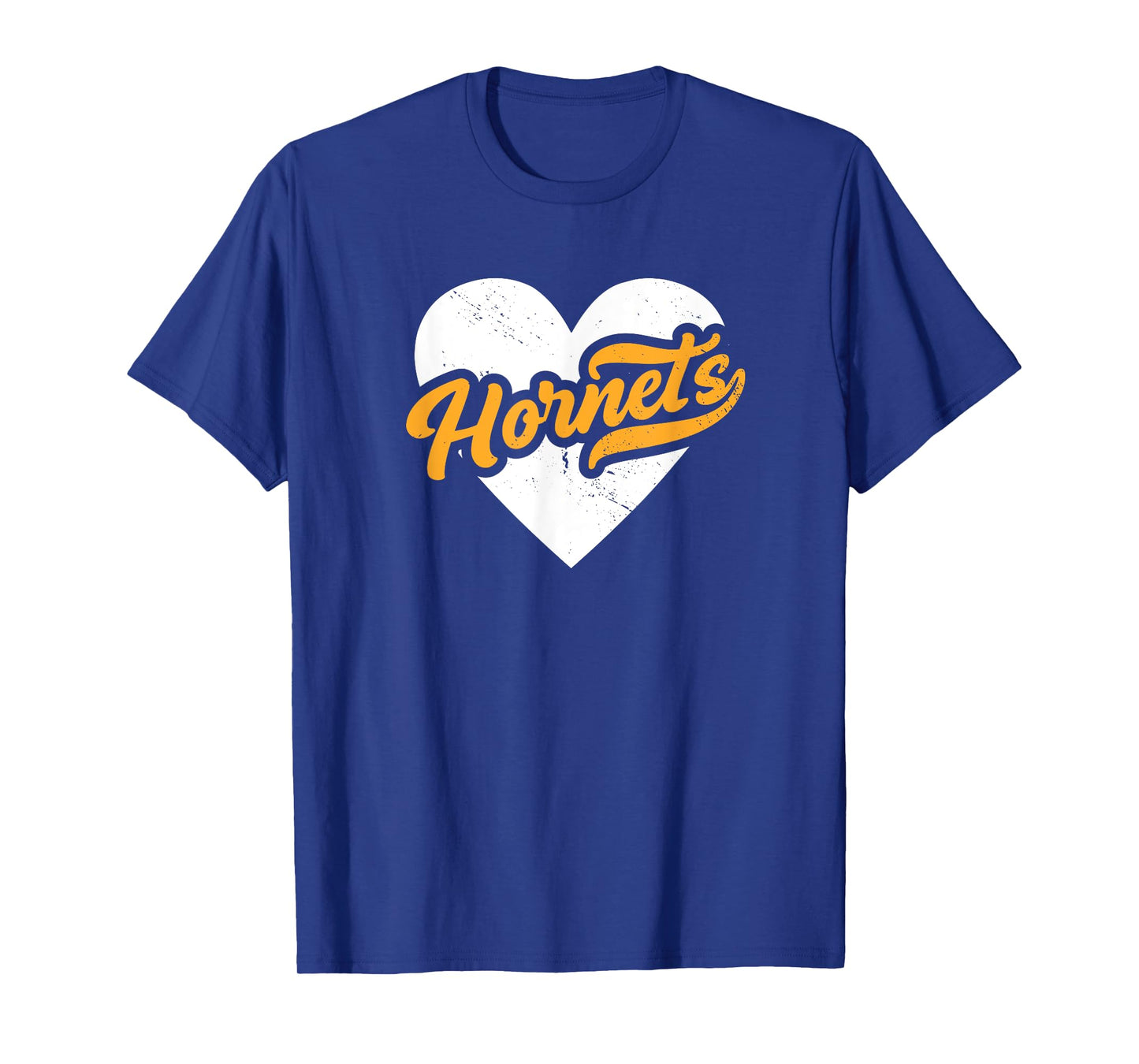 Vintage Hornets High School Go Hornets Pride Heart T-Shirt