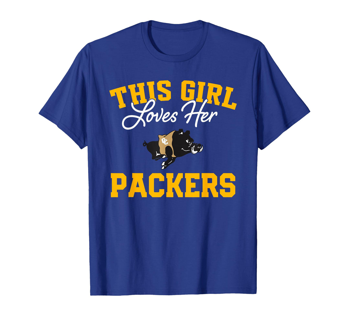 Colquitt County Packers Logo This Girl Loves Her HS T-Shirt