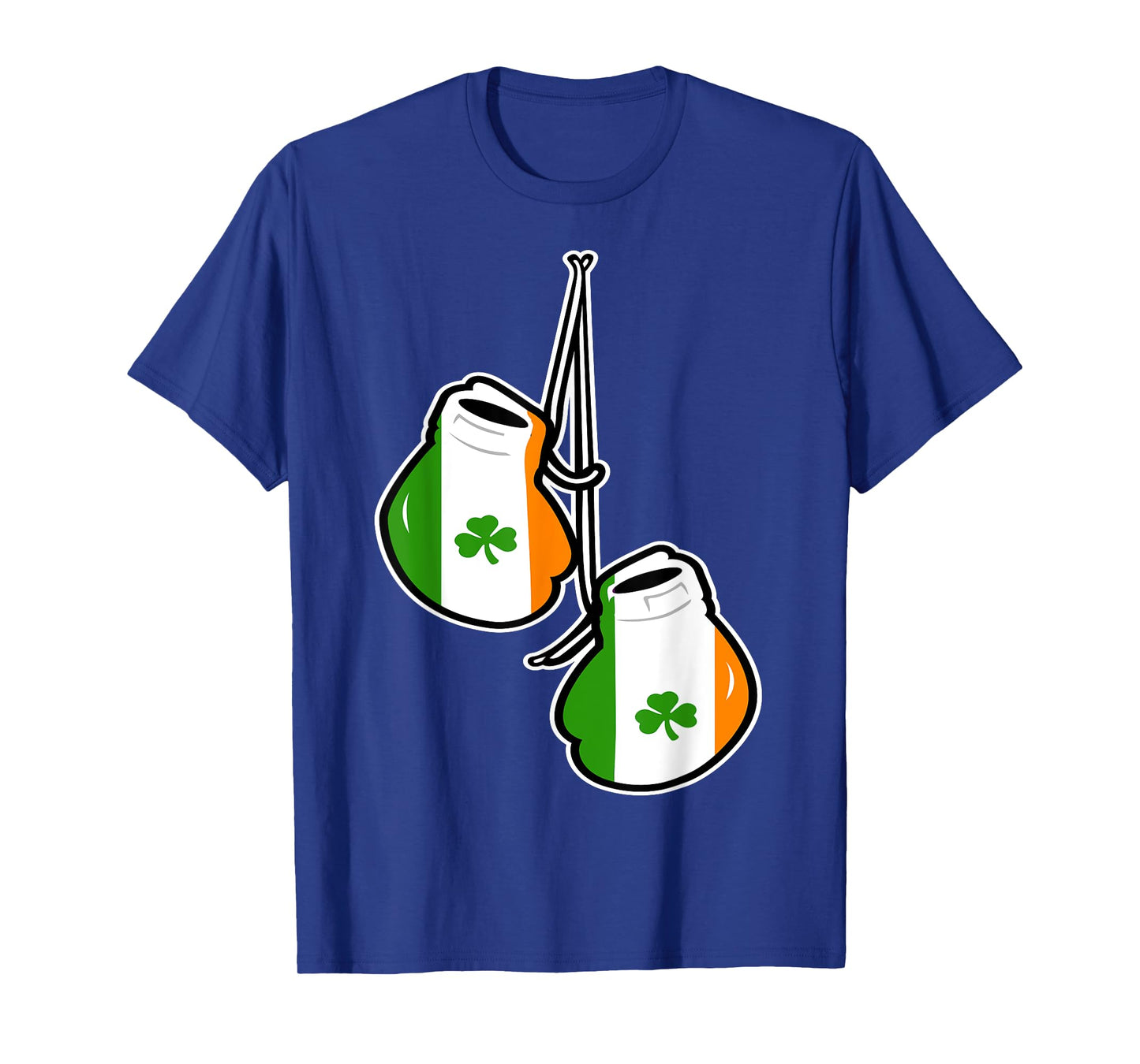 Ireland Flag Shamrock Irish boxing gloves t-shirt T-Shirt