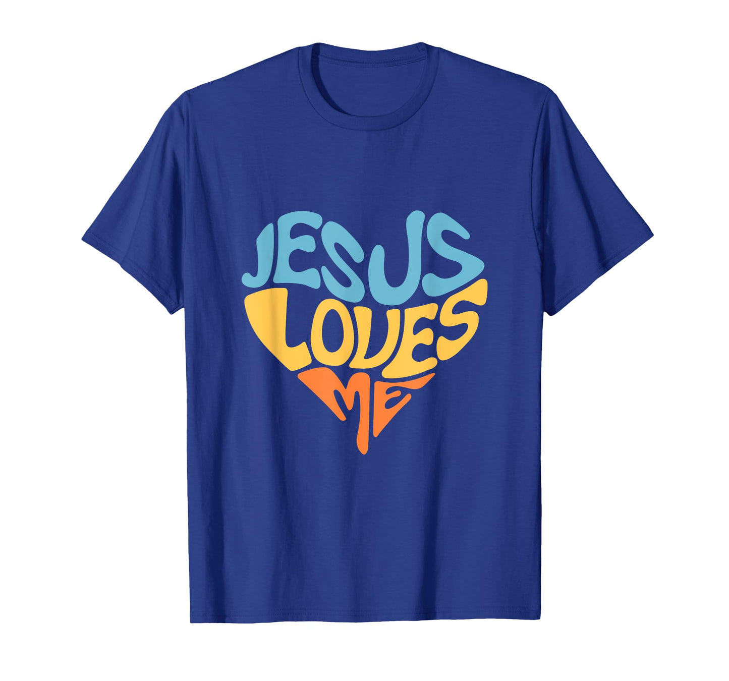 Jesus Loves Me Heart Shaped Men Women and Youth T-Shirt