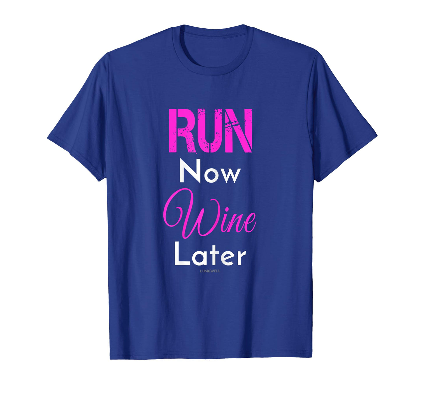 Run Now Wine Later Shirt. Funny Running T-Shirts
