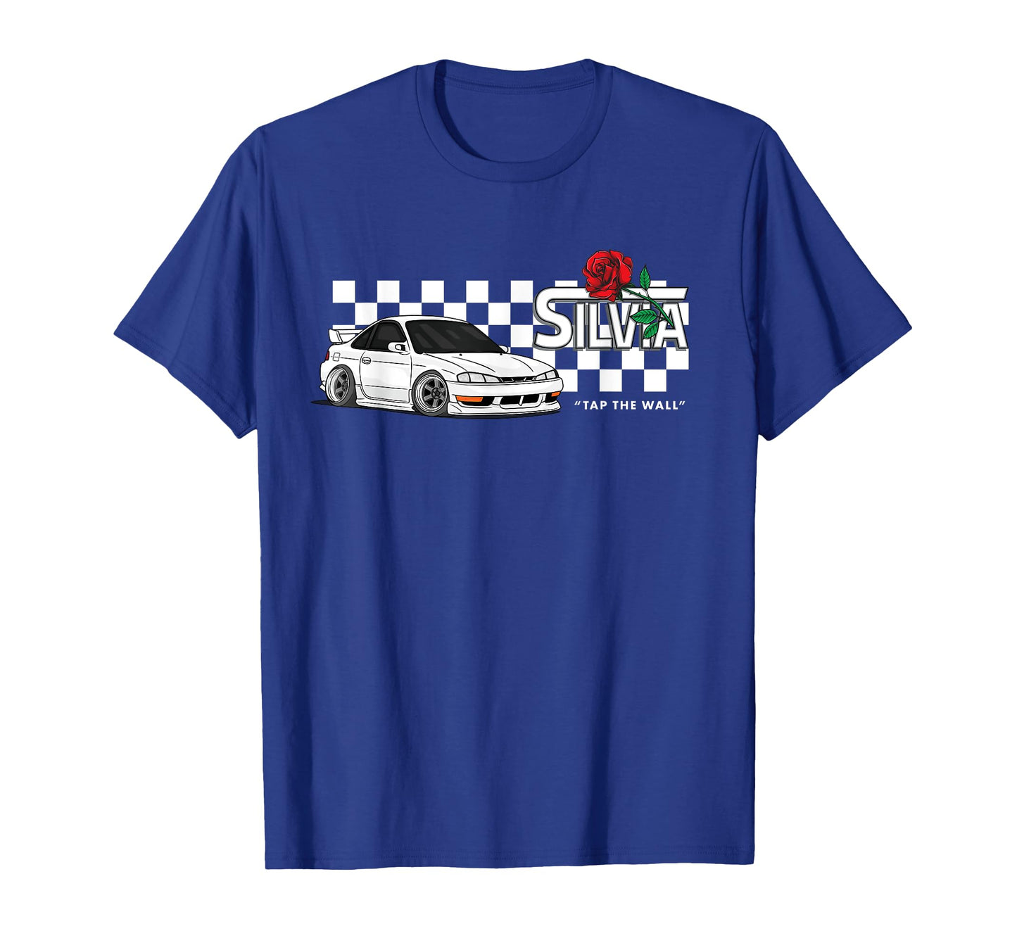 S14 Silvia 240sx Checkerboard Retro T-Shirt