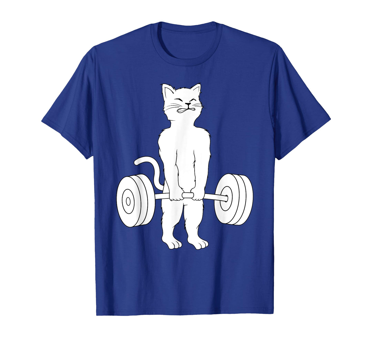Cat Deadlift Shirt Powerlifting Kitty Tee Weightlifting Cat T-Shirt for Men Women Girls Kids