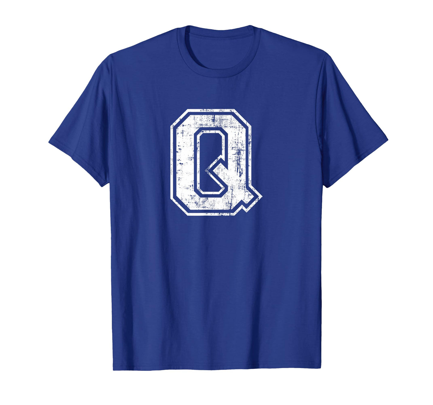 Letter Q Uppercase Alphabet Initial School College Varsity T-Shirt