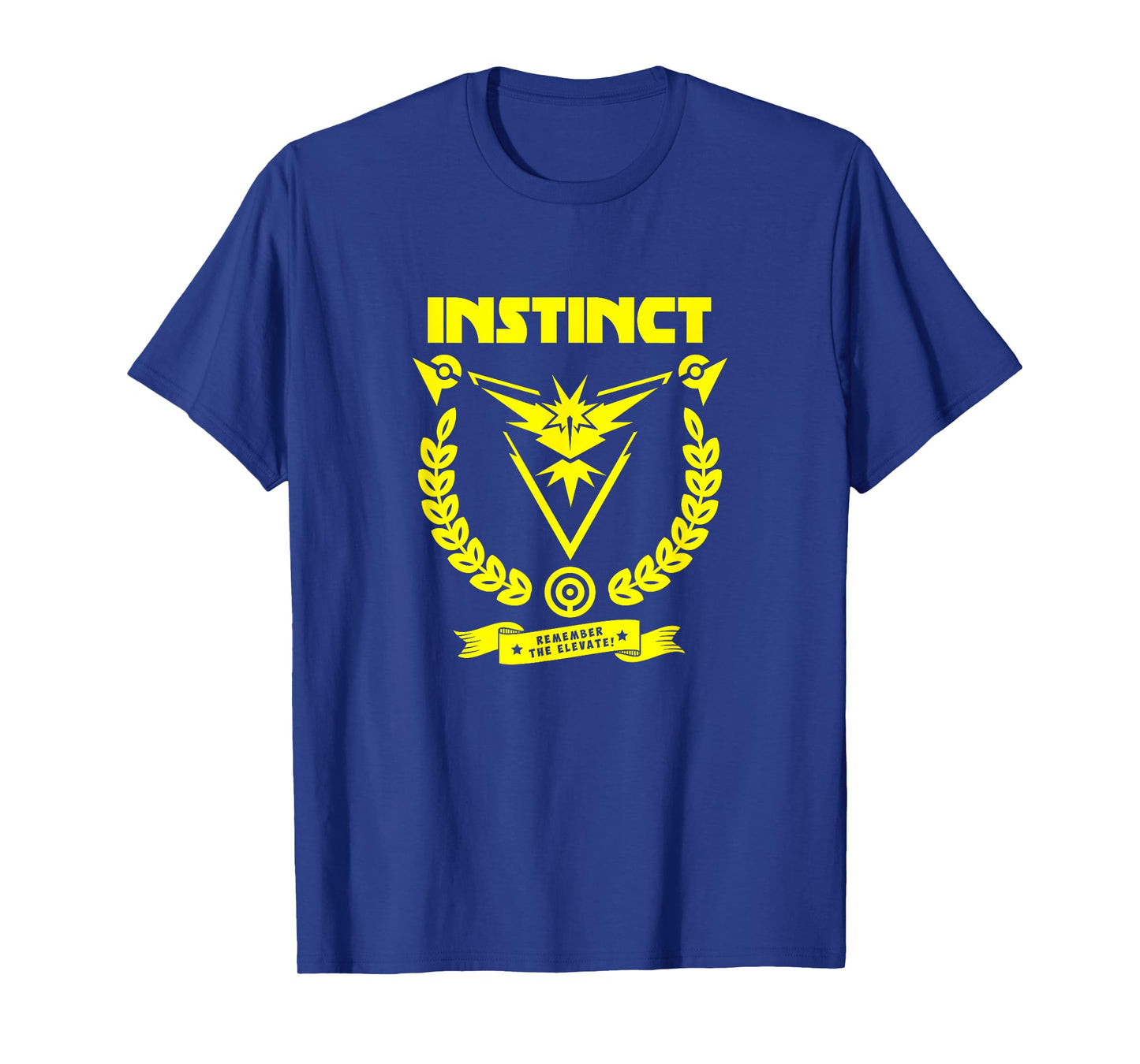 On The Level Designs Instinct Elite Elevate T-Shirt - Men's Unisex-Adults Black Small Classic Fit Short Sleeve Crew Collar Crew Neck T-Shirt