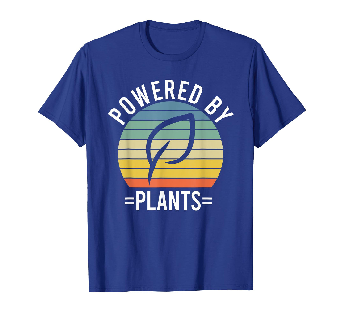 Powered By Plants Vegetarian Vegan Workout Plant Powered T-Shirt
