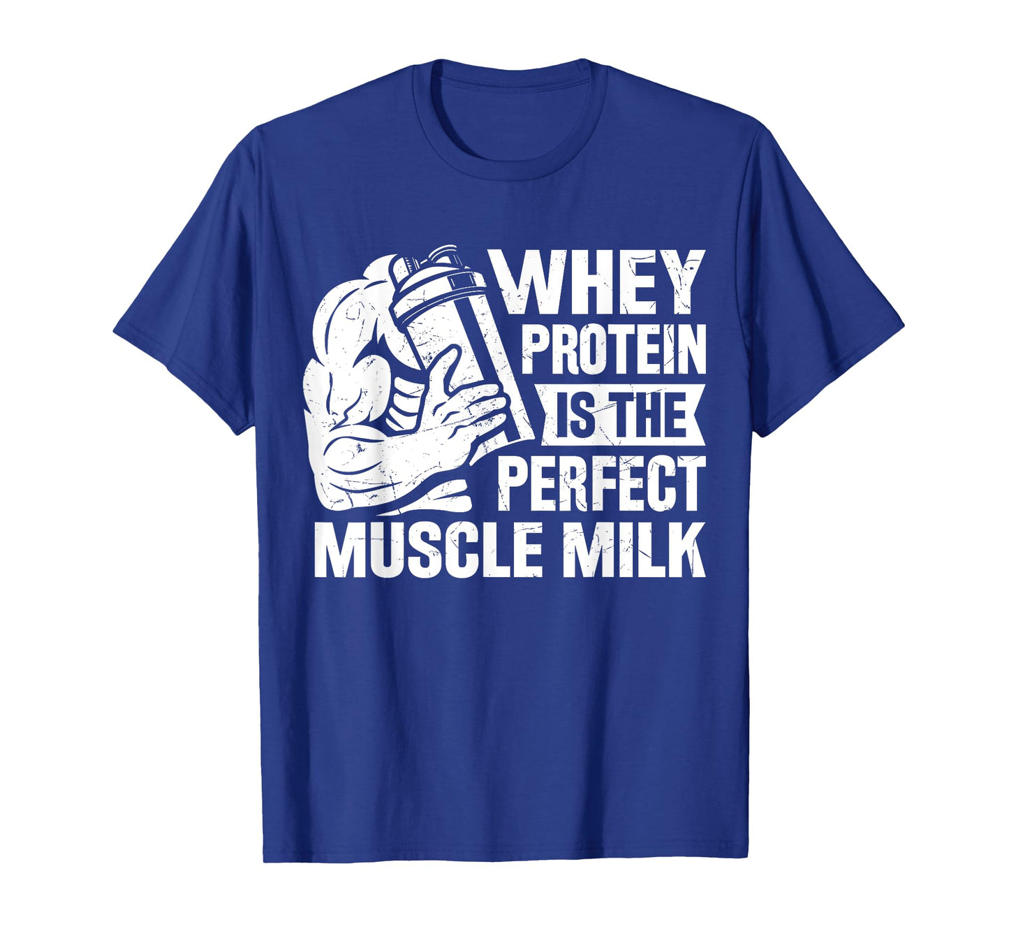 Perfect Muscle Milk Funny Protein Lover Quote Bodybuilder T-Shirt
