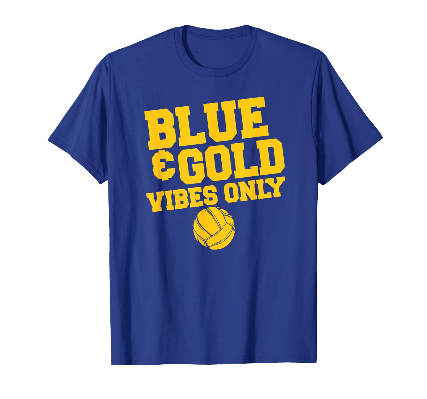 Blue Gold Game Day High School Volleyball Group Team T-Shirt
