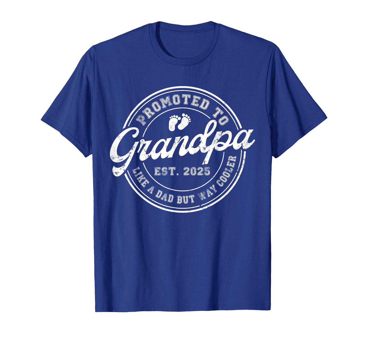 Promoted to Grandpa Est 2025 Soon to be Grandpa Fathers Day T-Shirt