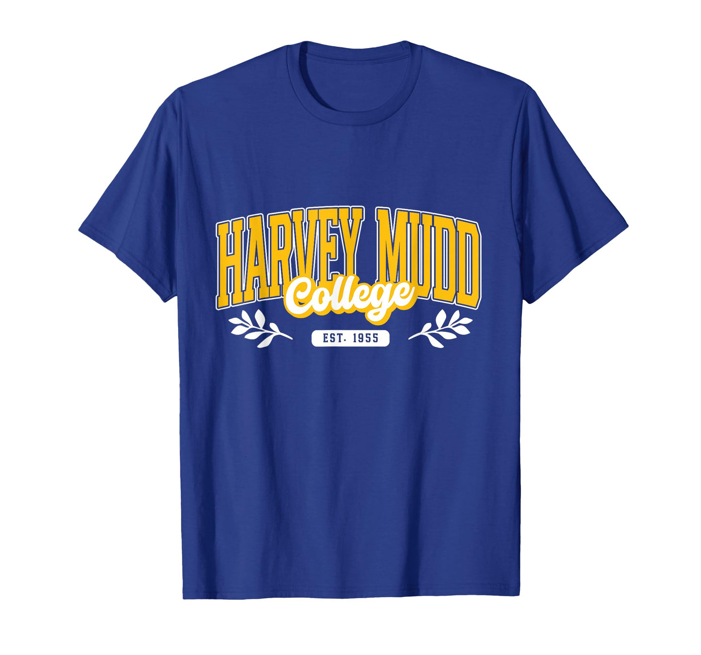 Men Women Harvey Mudd Retro Athletic Sports Tee T-Shirt