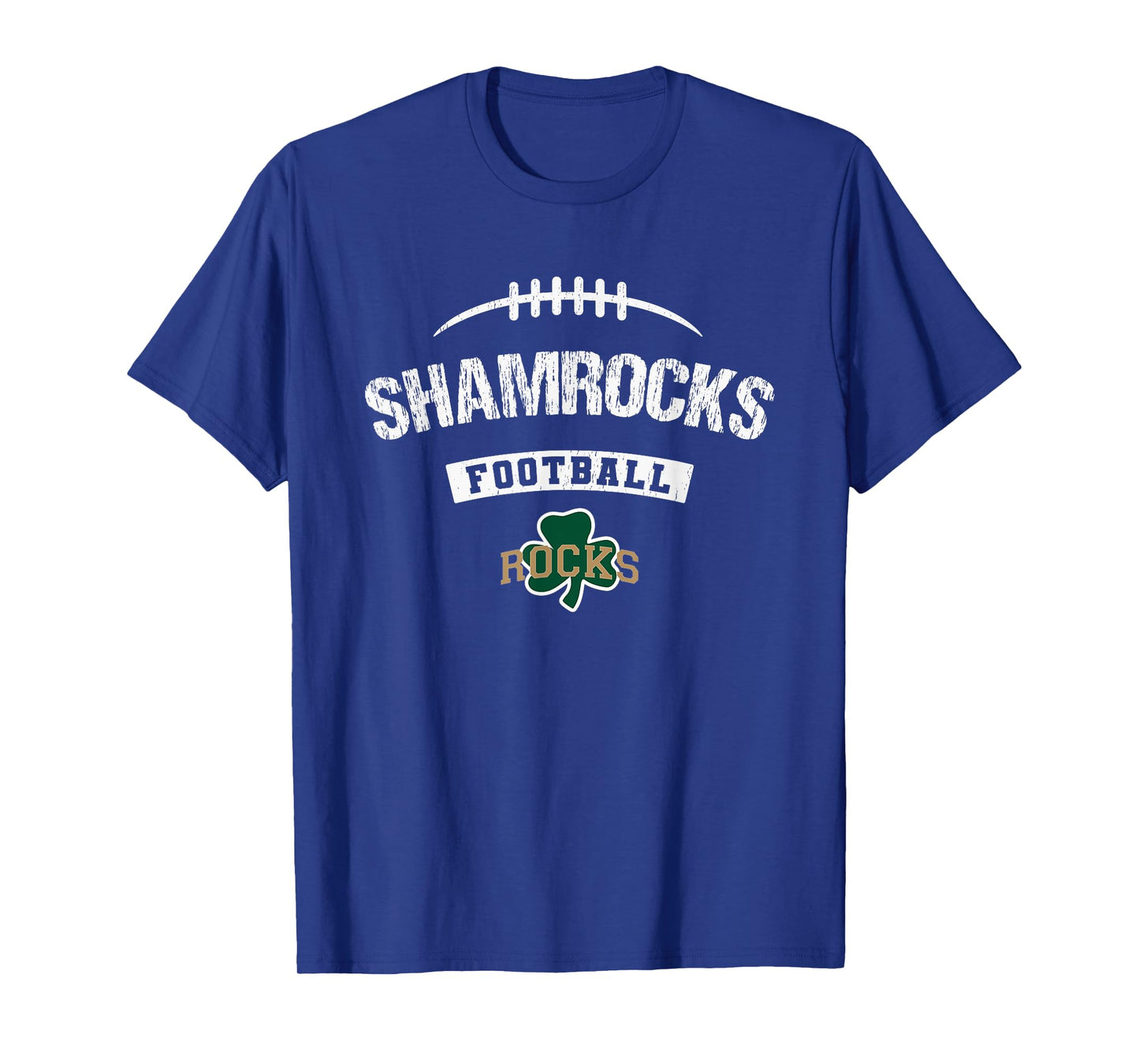 Westfield Shamrocks Logo Football Distressed HS T-Shirt