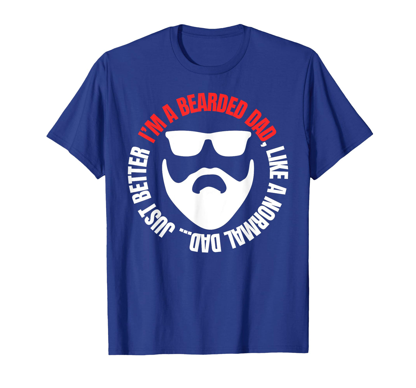 Bearded Dad Shirt Mens Beard Humor Funny T-shirt Superhero T-Shirt