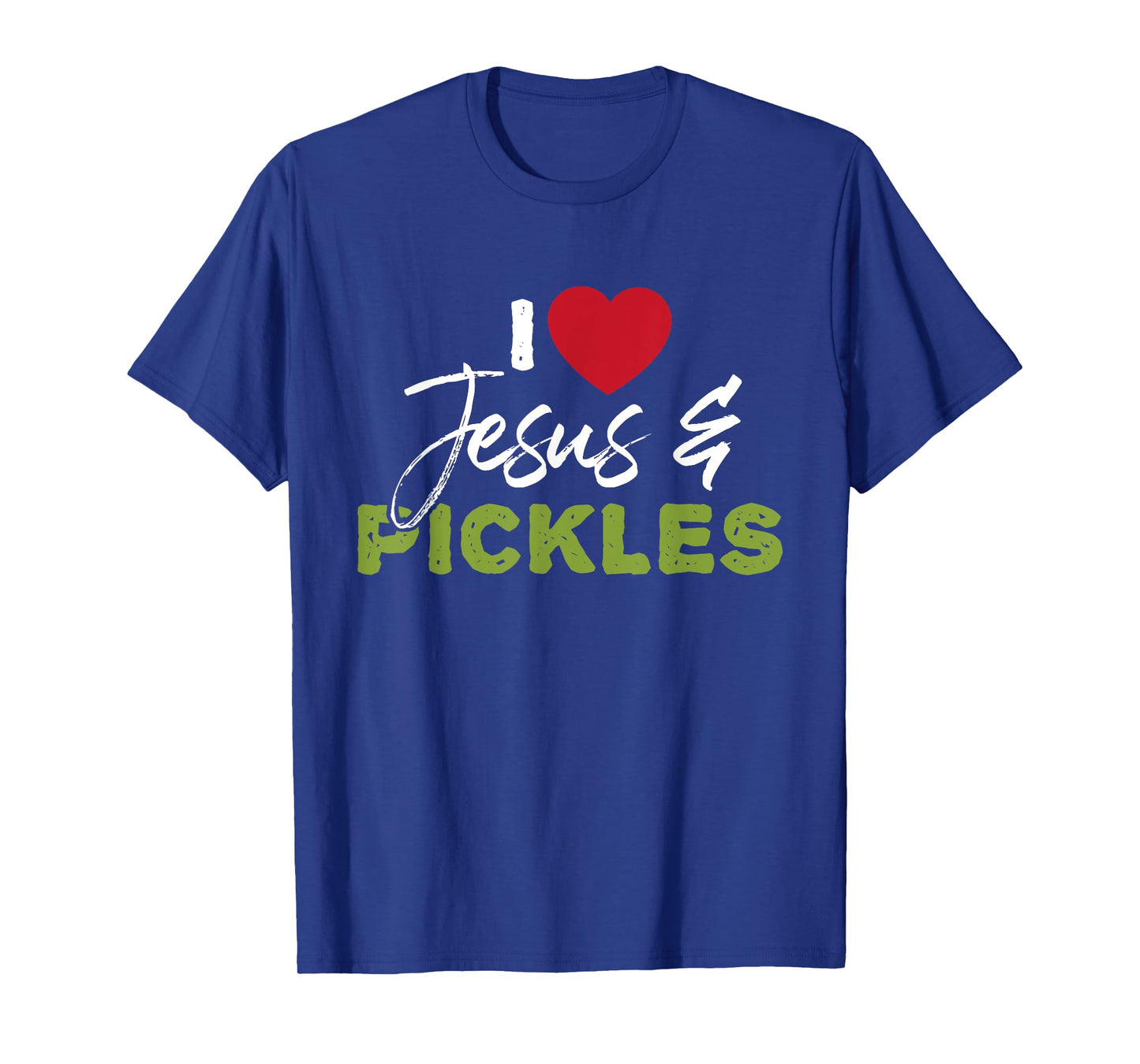 I Love Pickles & Jesus - Pickle Vegetable Farming Vegetarian T-Shirt