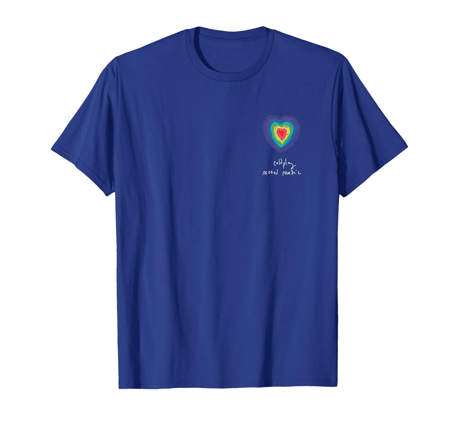 Coldplay Moon Music Heart Amazon Exclusive T-Shirt