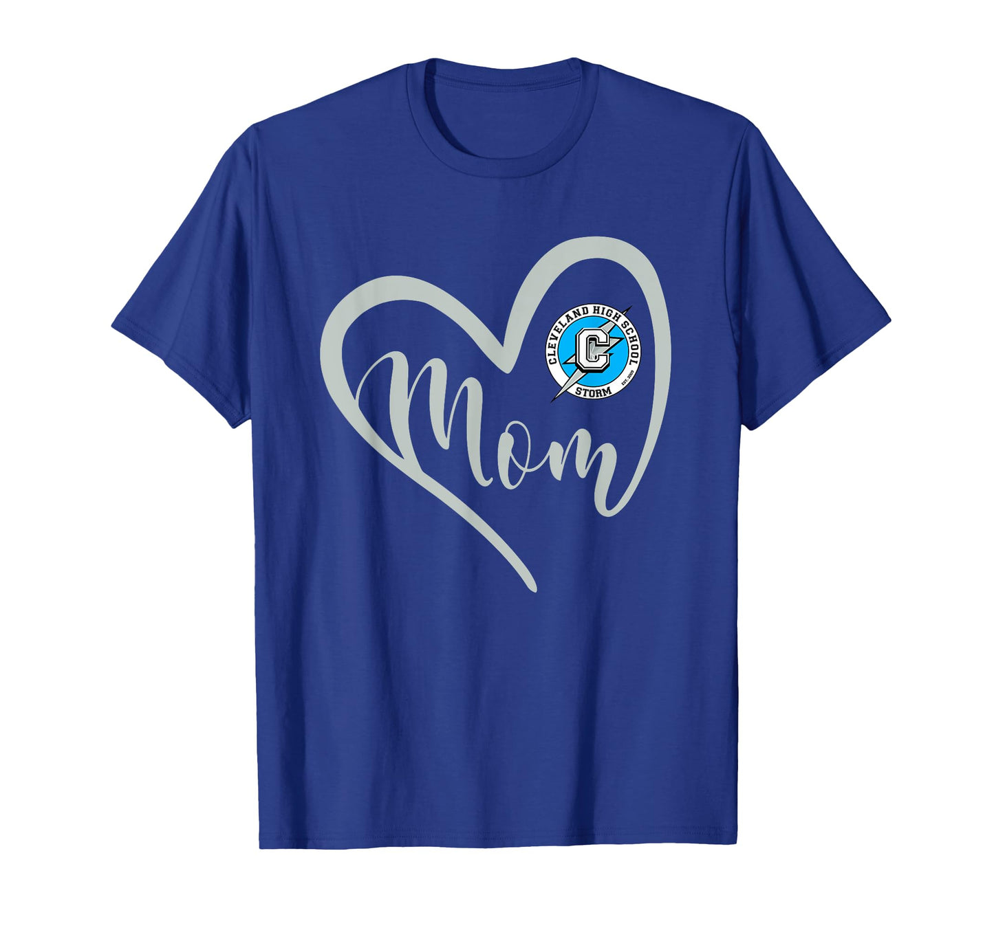 Cleveland Storm Logo Heart Mom HS T-Shirt
