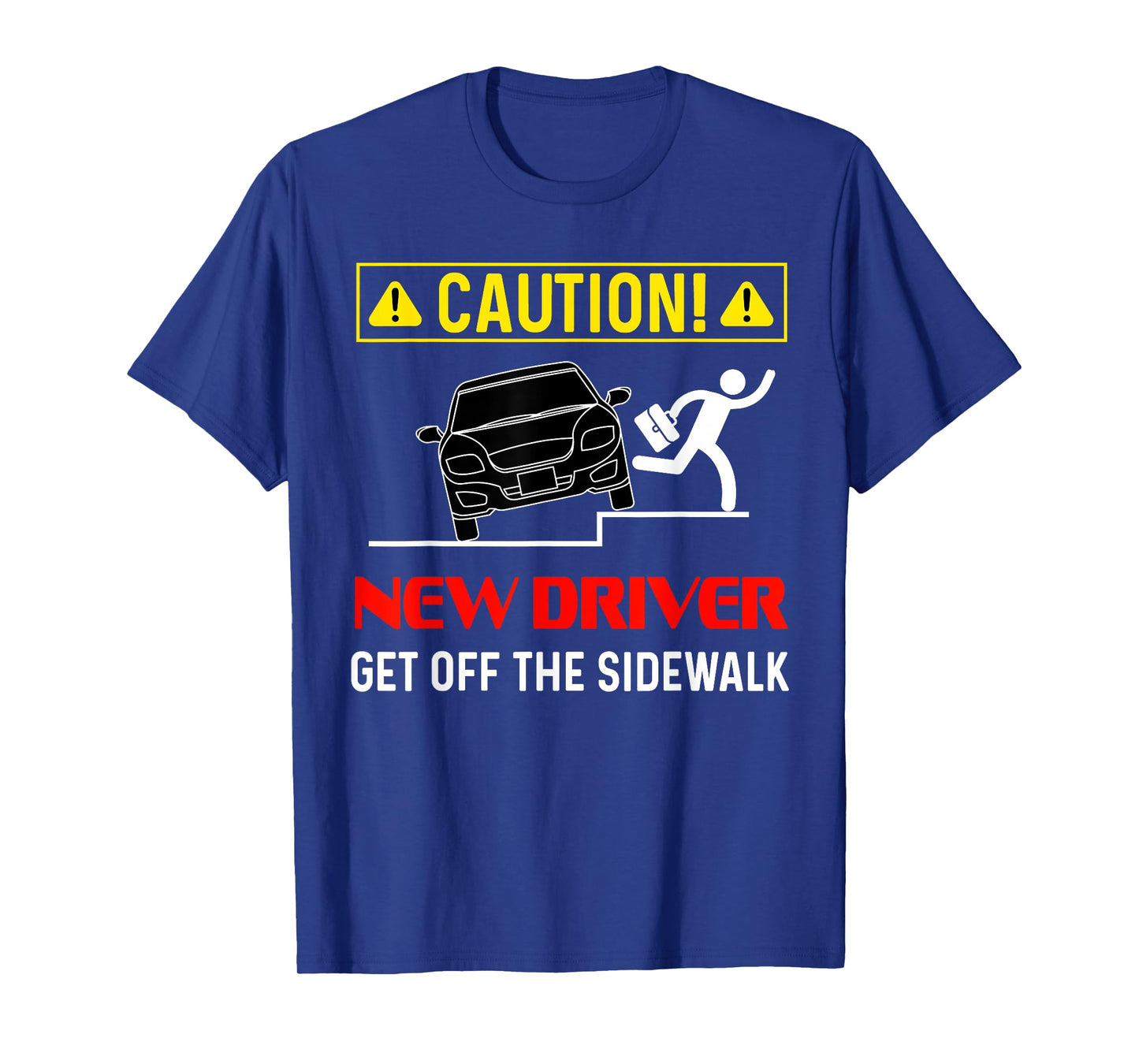 Caution New Driver Funny Student Learner's Permit Licensed T-Shirt