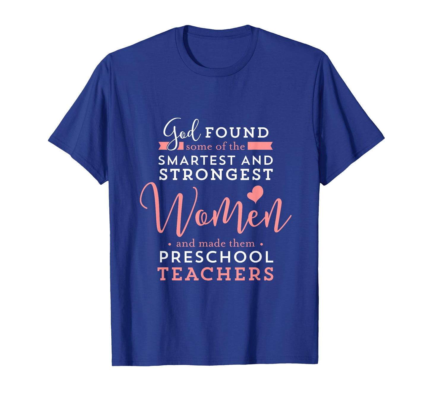 Preschool Teacher Strong Smart God Christian Jesus T-Shirt for Men Women Girls Kids