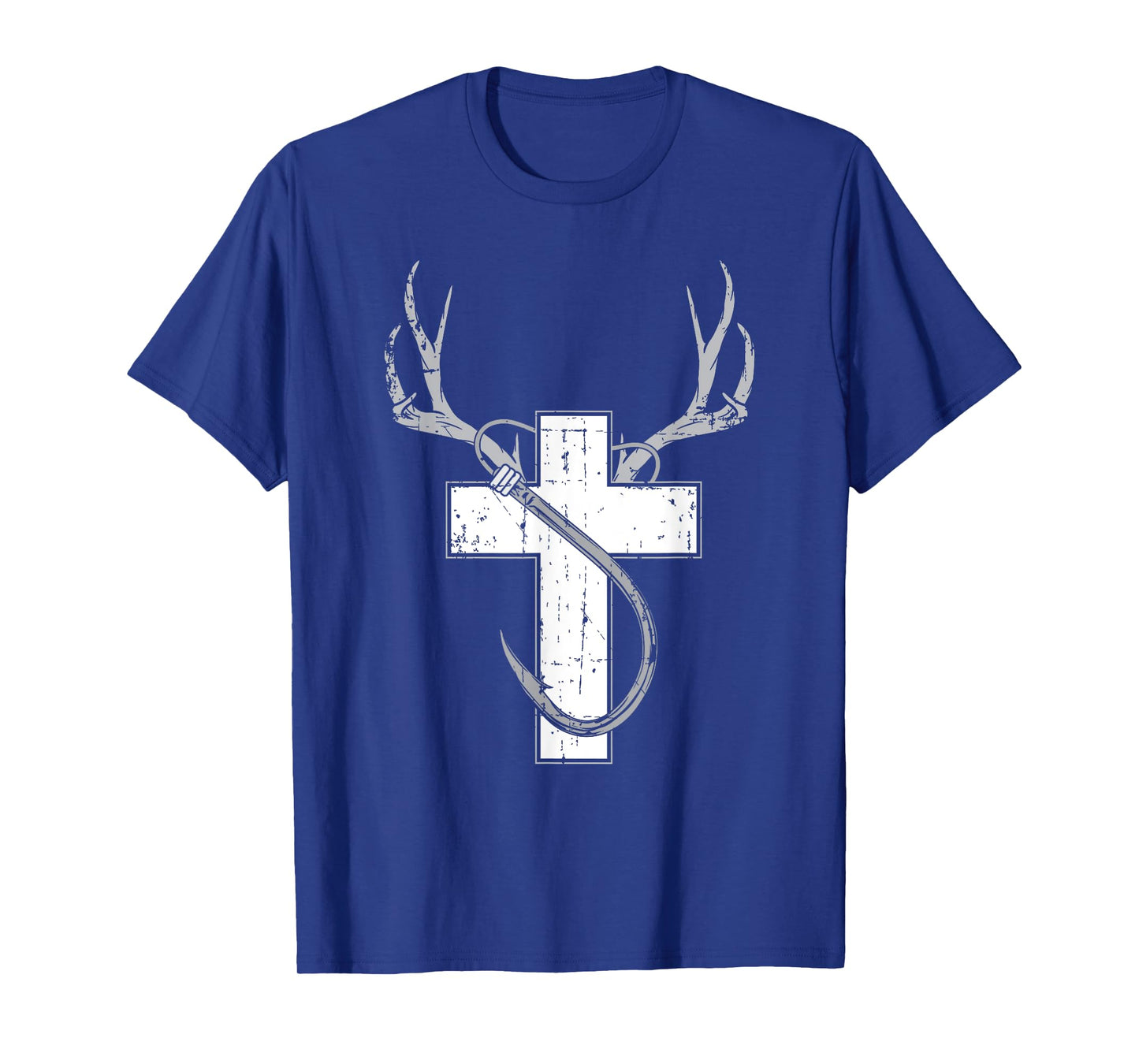 Cool Religious Hunter Outdoor Fishermen Adventure Funny Christian Hunting Fishing Lover Gift T-Shirt