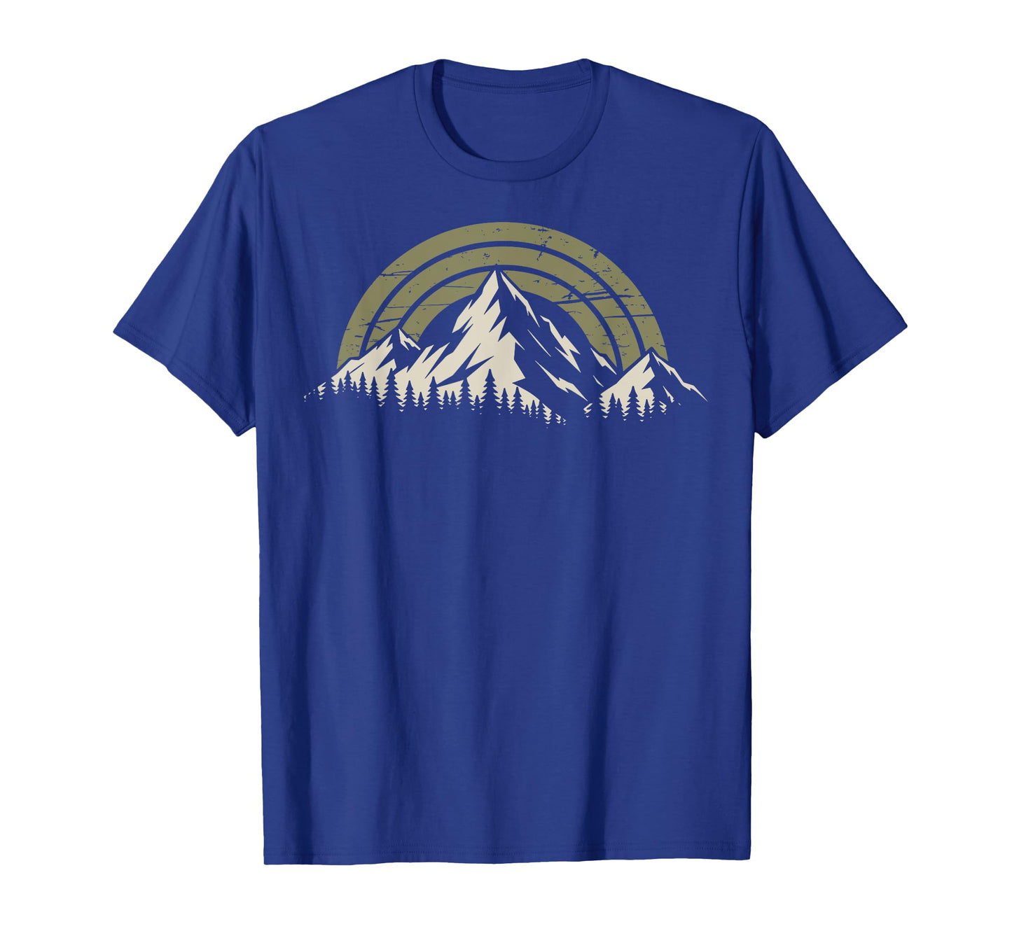 Mountain Retro Hiking Adventure Trail T-Shirt