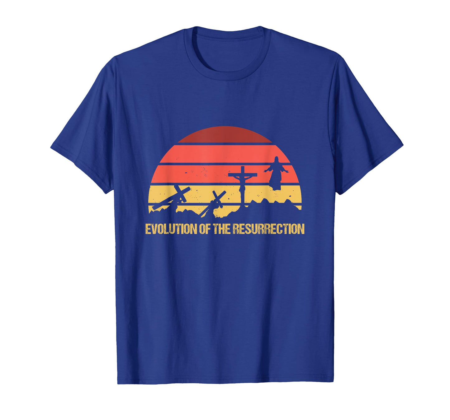 Resurrection Evolution Jesus Christ Religion Prayer God Gift T-Shirt