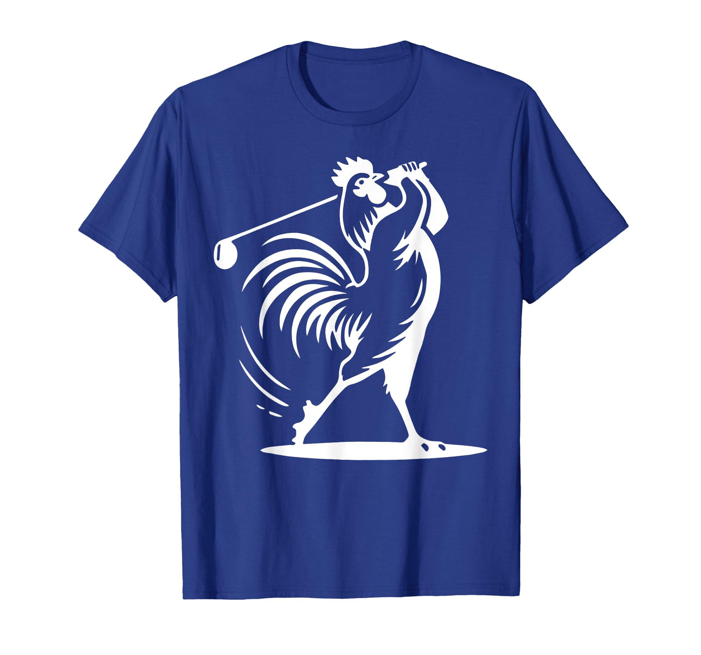 Vintage Rooster Playing Golf Golfer Golf Lover Game Day T-Shirt
