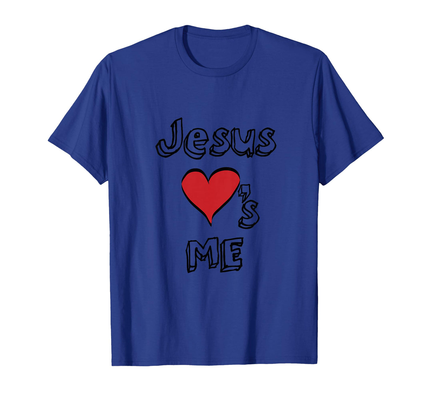 Jesus Loves Me Heart Boys Girls Youth Toddler Christian God T-Shirt
