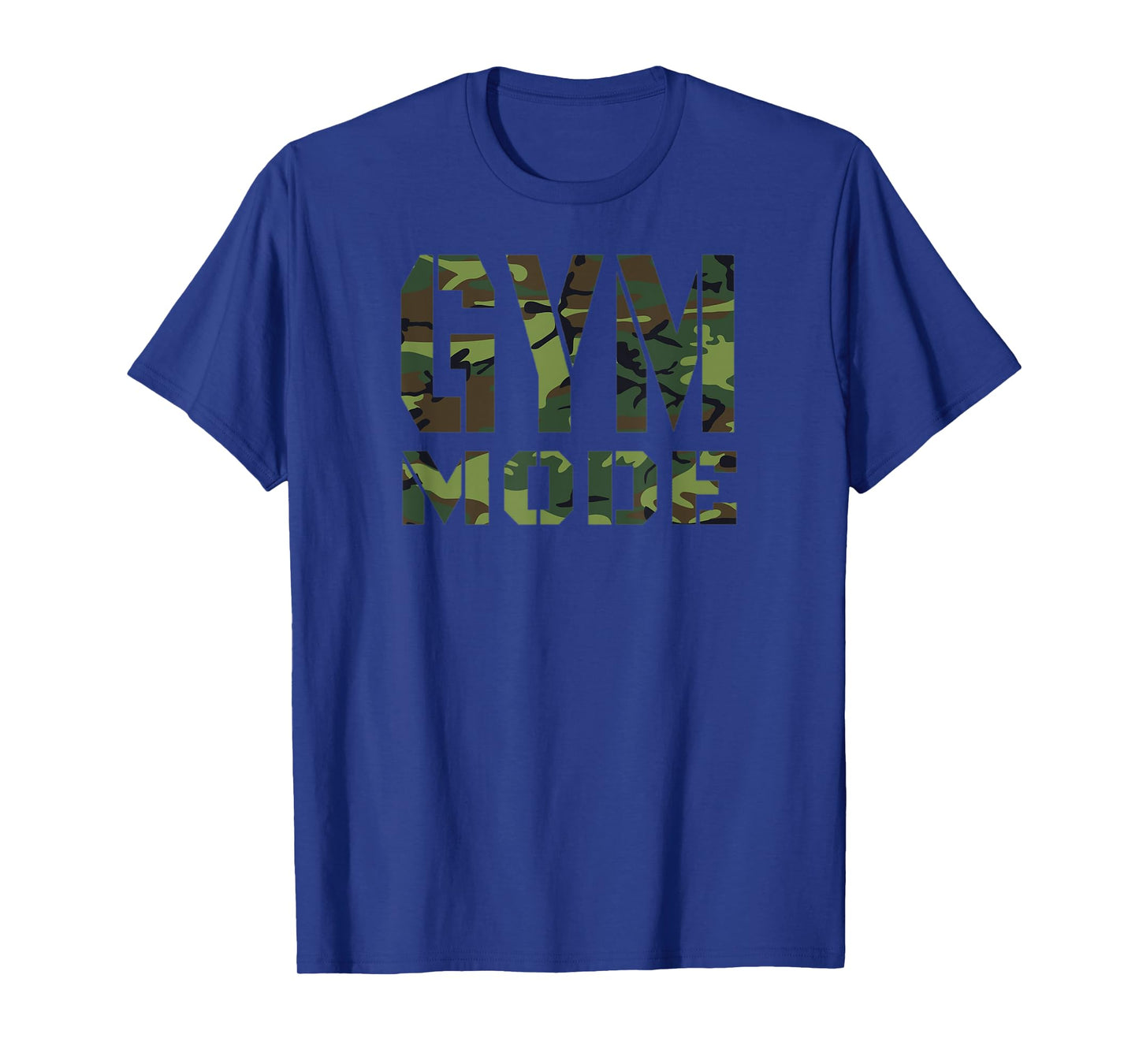 Gym Workout Fitness Bodybuilding Camouflage Weighlifting T-Shirt