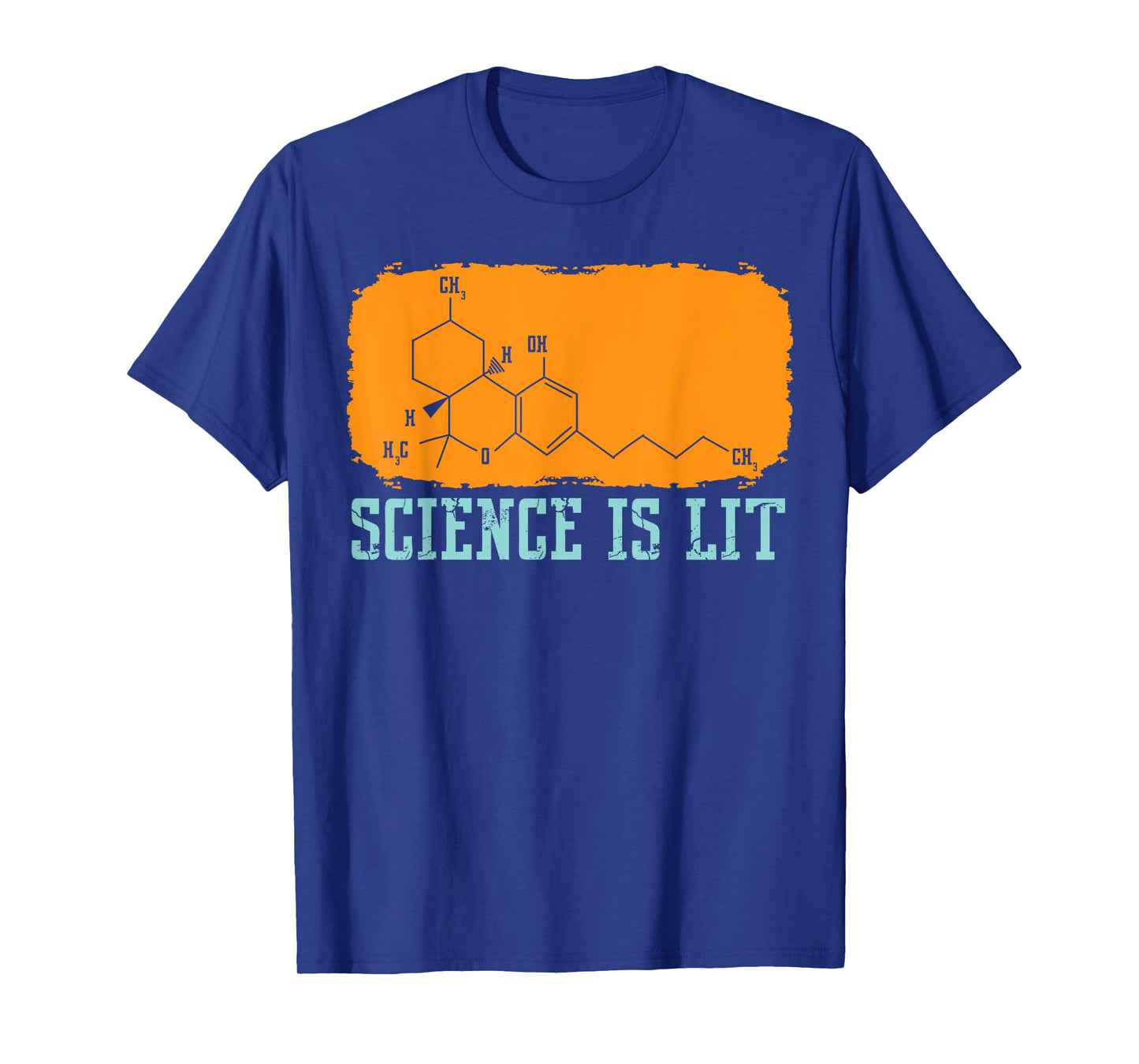 Funny THC Molecule Tetrahydrocannabinol Cannabis Science T-Shirt
