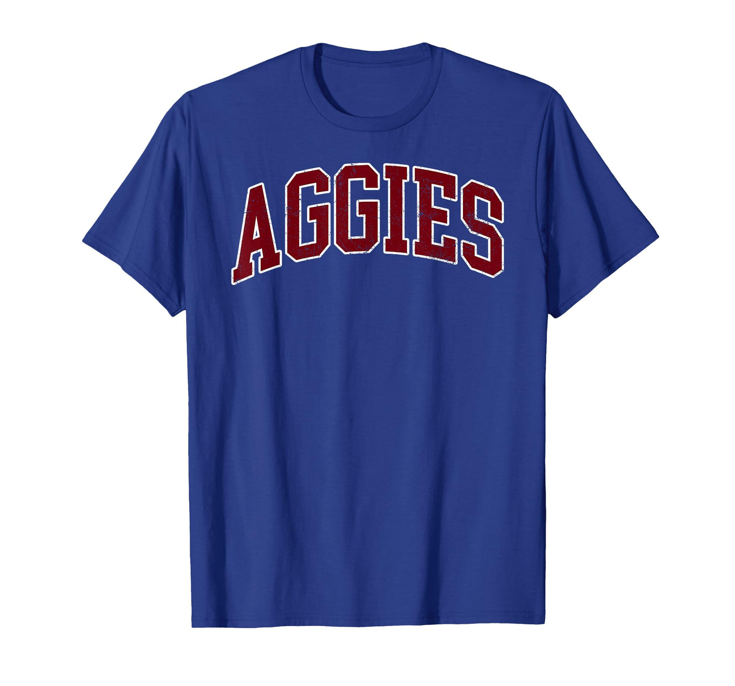 Retro Personalized Aggies-Red T-Shirt