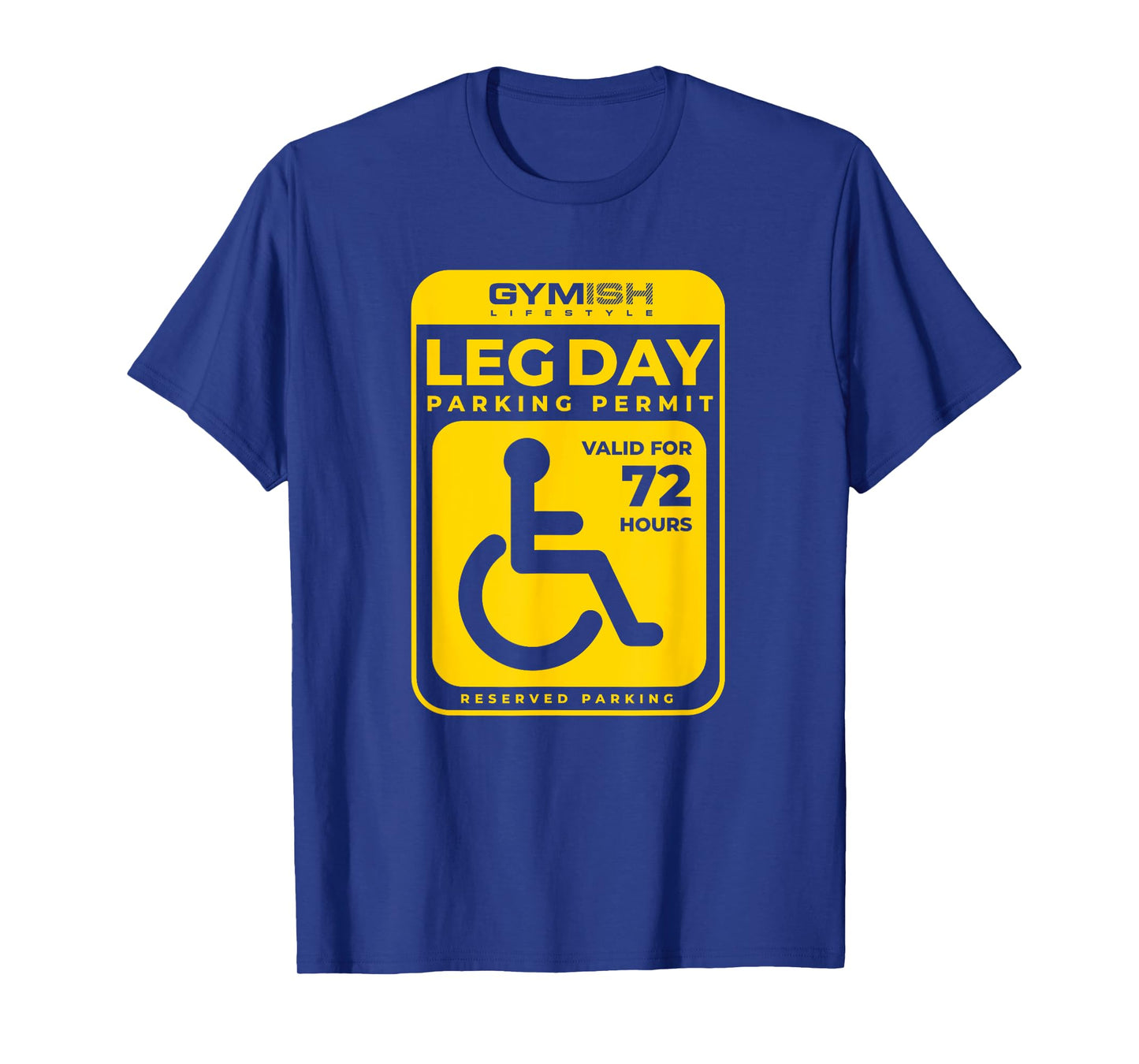 Leg Day Permit Weightlifting Workout Lifting Funny Gym Mens T-Shirt