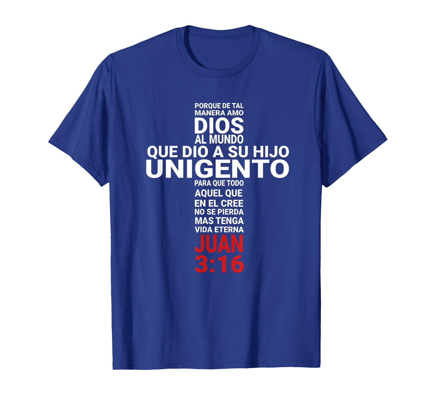 Juan 3:16 John Playera Camisa T-Shirt