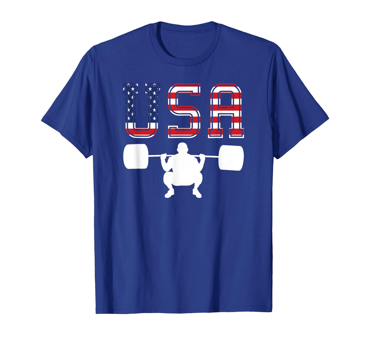 American Flag USA Weightlifting Sport Gift T-Shirt T-Shirt