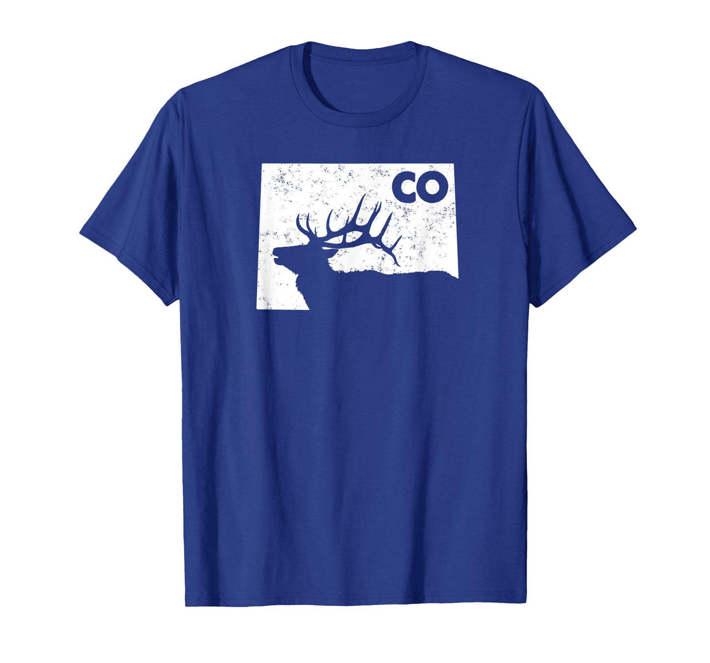 Colorado Elk Hunting Shirt - Bull Elk State Shape