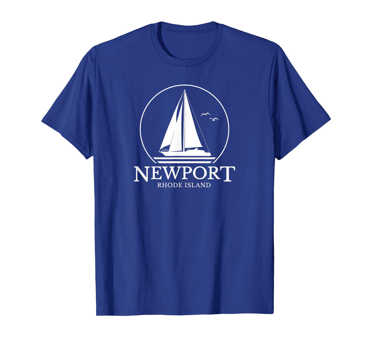 Newport Rhode Island Sail Boat Mens Womens Souvenir Sailing T-Shirt