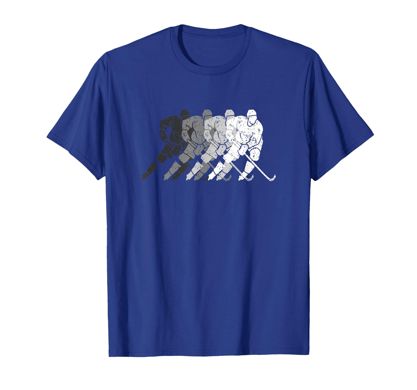 Vintage Hockey Player Gift For Kids Men Women Wintersport T-Shirt