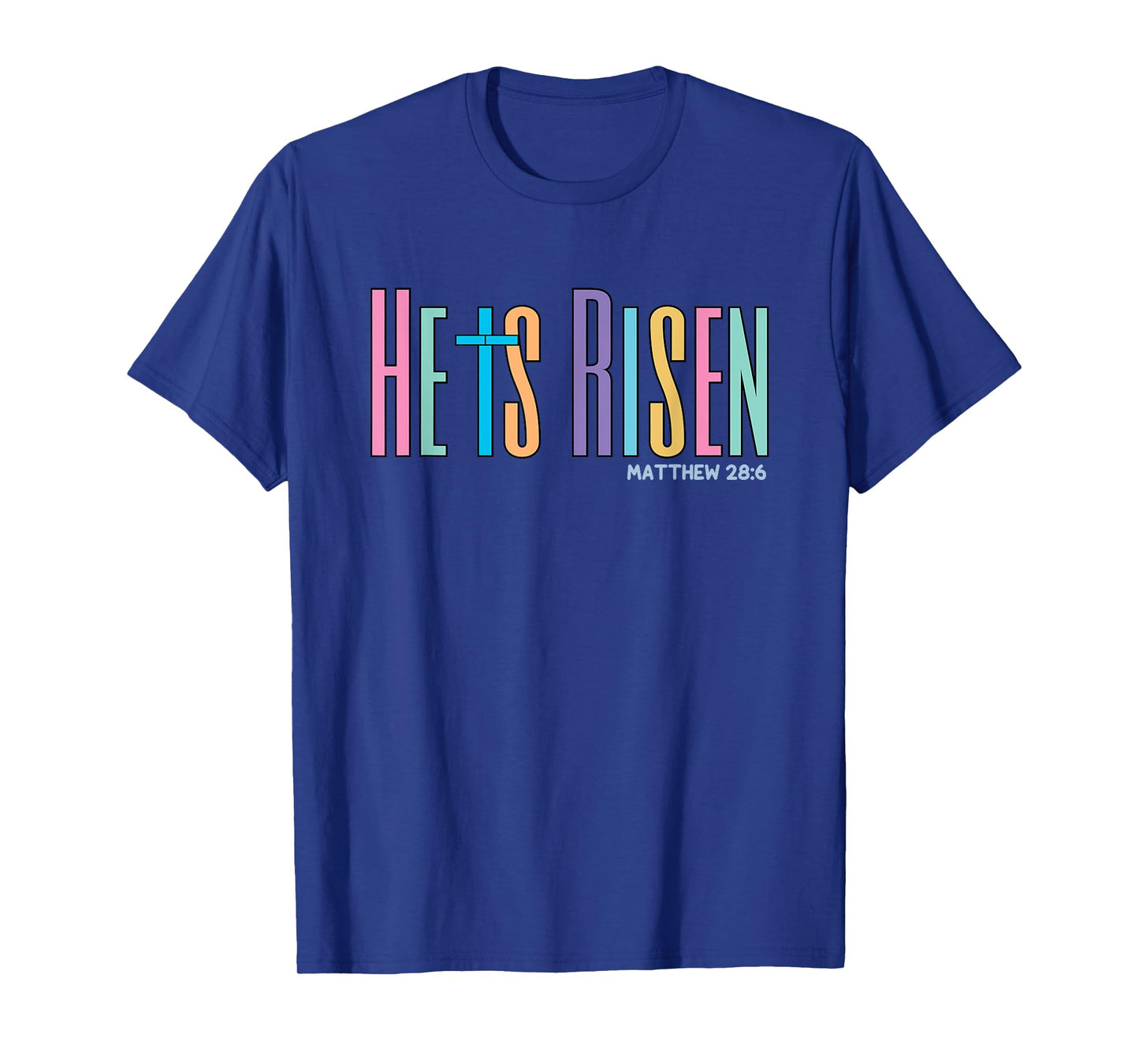 He is Risen Jesus Christian Happy Easter Women Kids Girls T-Shirt