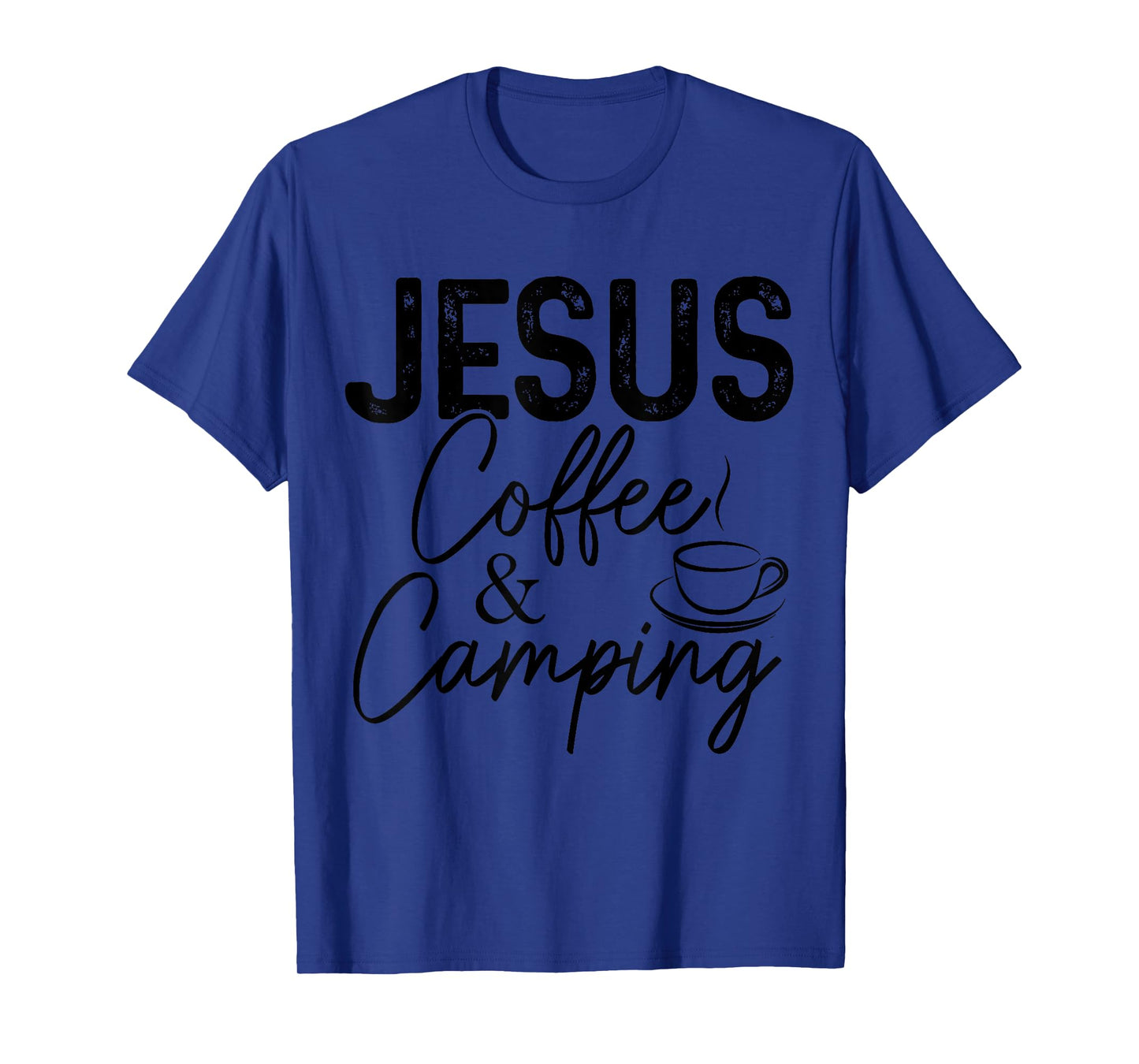 Jesus Coffee & Camping Christian Camper Nature Lover T-Shirt
