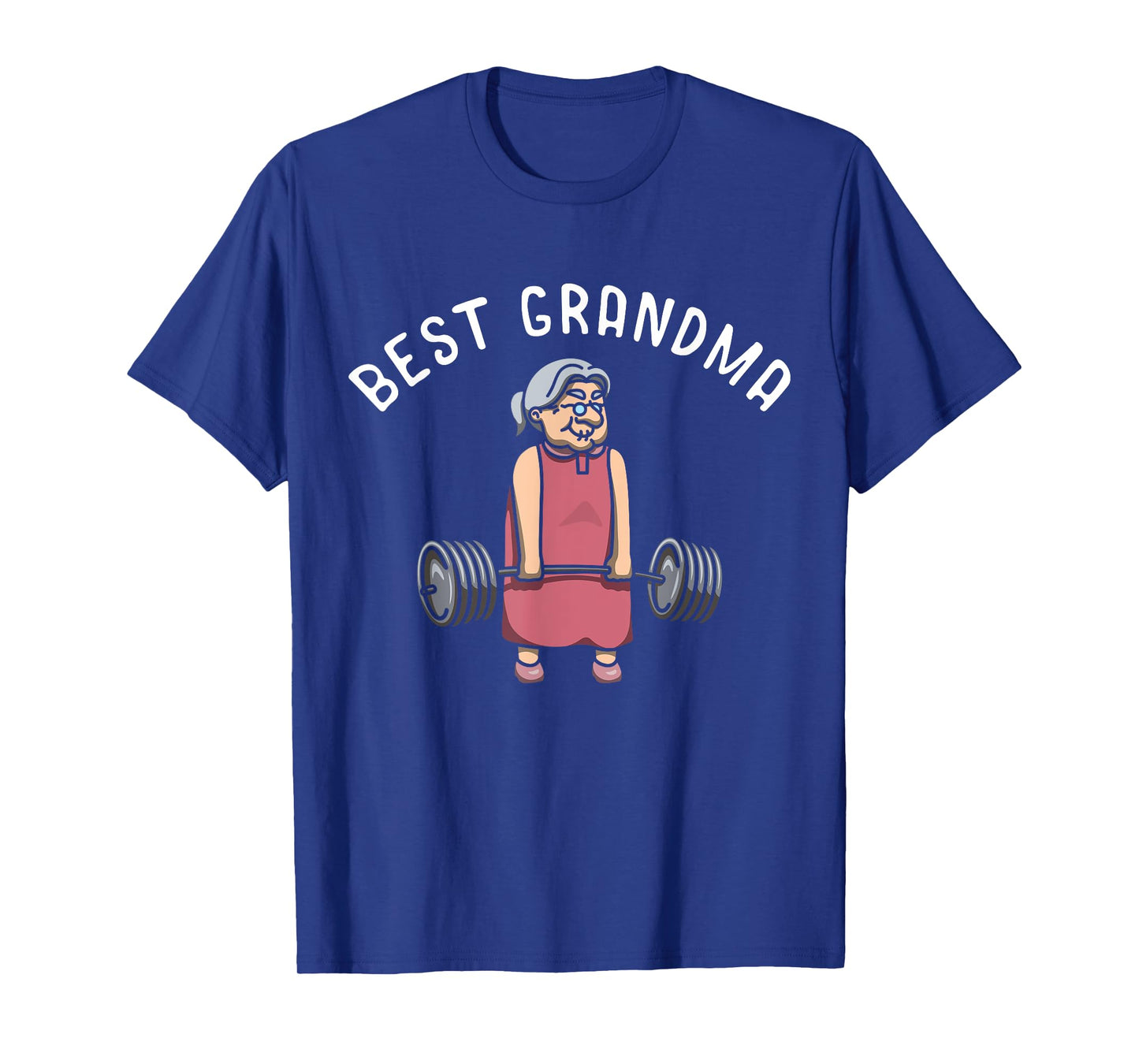 Best Grandma Weightlifter Bodybuilder Grandmother Workout T-Shirt