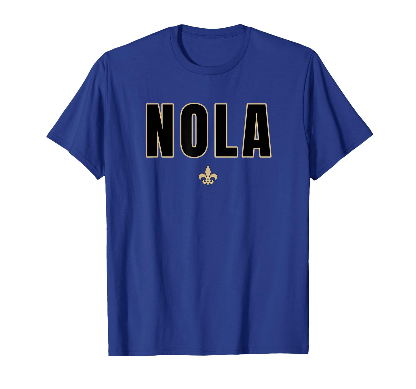 NOLA Apparel for Locals or Tourist that Love City Unisex Classic Fit Black Polycotton T-Shirt