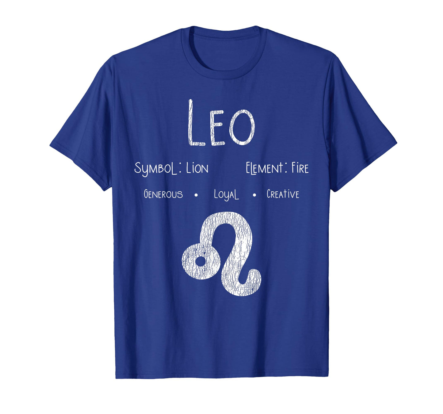 Vintage Leo Birthday Horoscope Zodiac Sign Astrology Bday T-Shirt