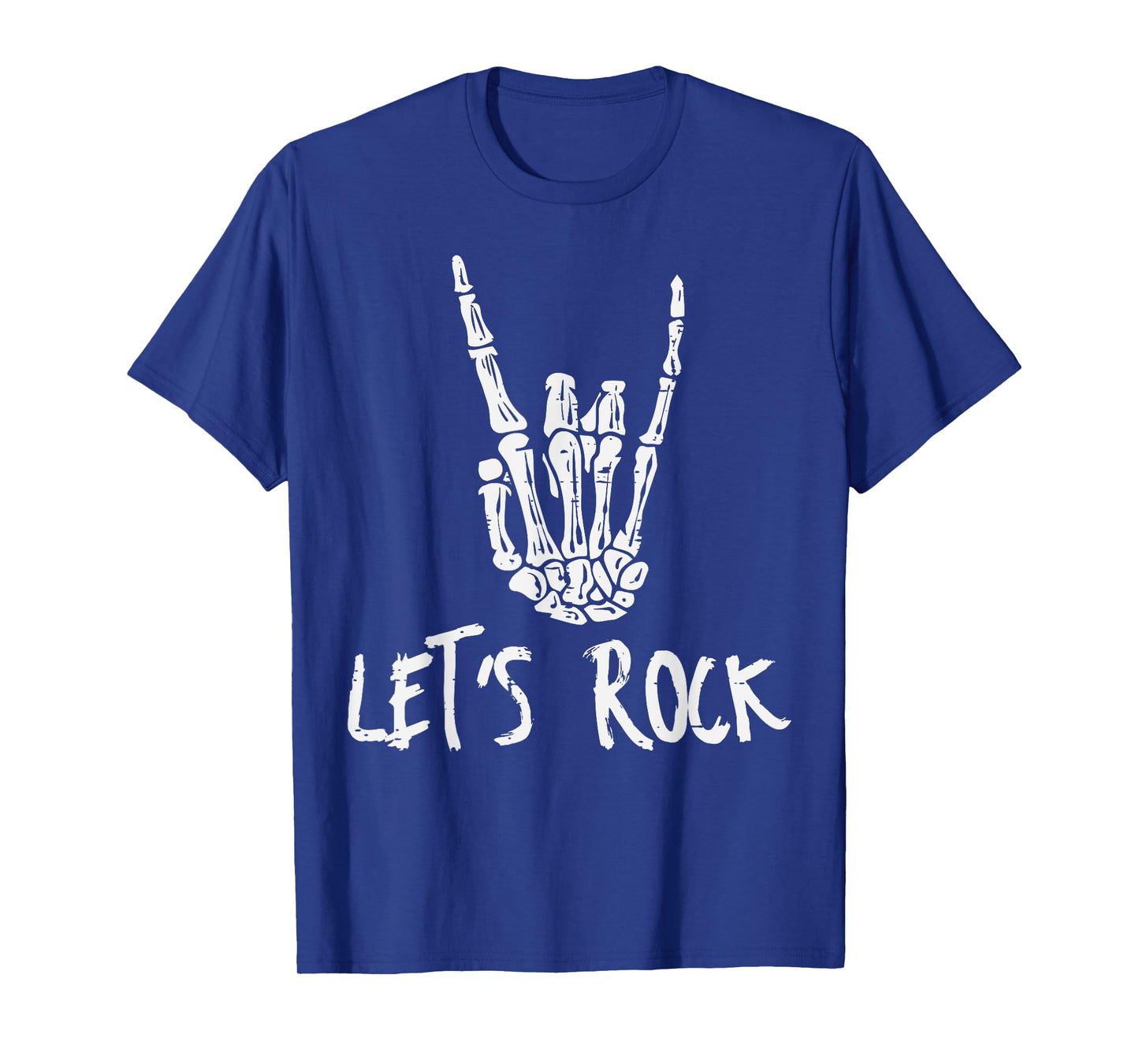Skeleton Rocker Hand Punk Rock Music Men Boys Kids Youth T-Shirt