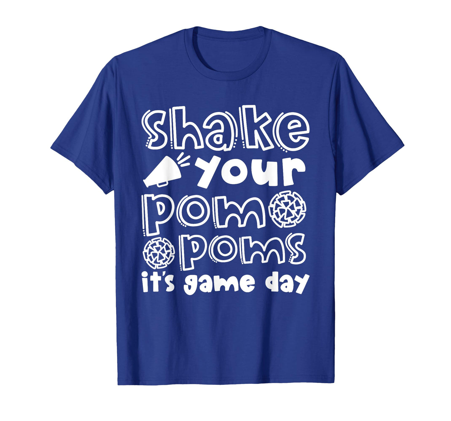 Shake Your Pom-Poms It's Game Day Cheerleader Cheer Mom Cute T-Shirt