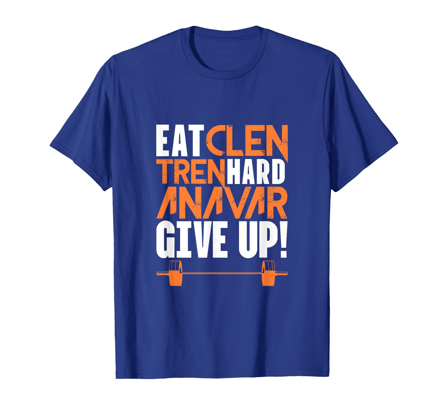 Eat Clean Tren Hard Gym Bodybuilding Fitness Workout Word Game T-Shirt